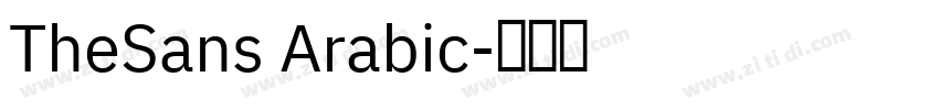 TheSans Arabic字体转换